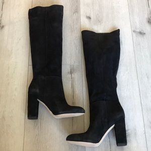 Caprice Suede Knee-High Boot
